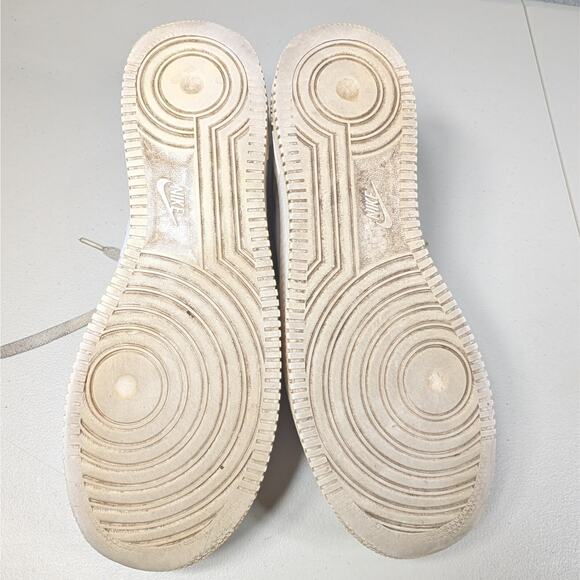 Nike Air Force 1 Low Shoes Mens 11 White Leather Sneakers Classic 315122-111 AF1 - Picture 4 of 7